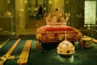 The Bavarian King's Crown in the Treasury of the Residence in Munich